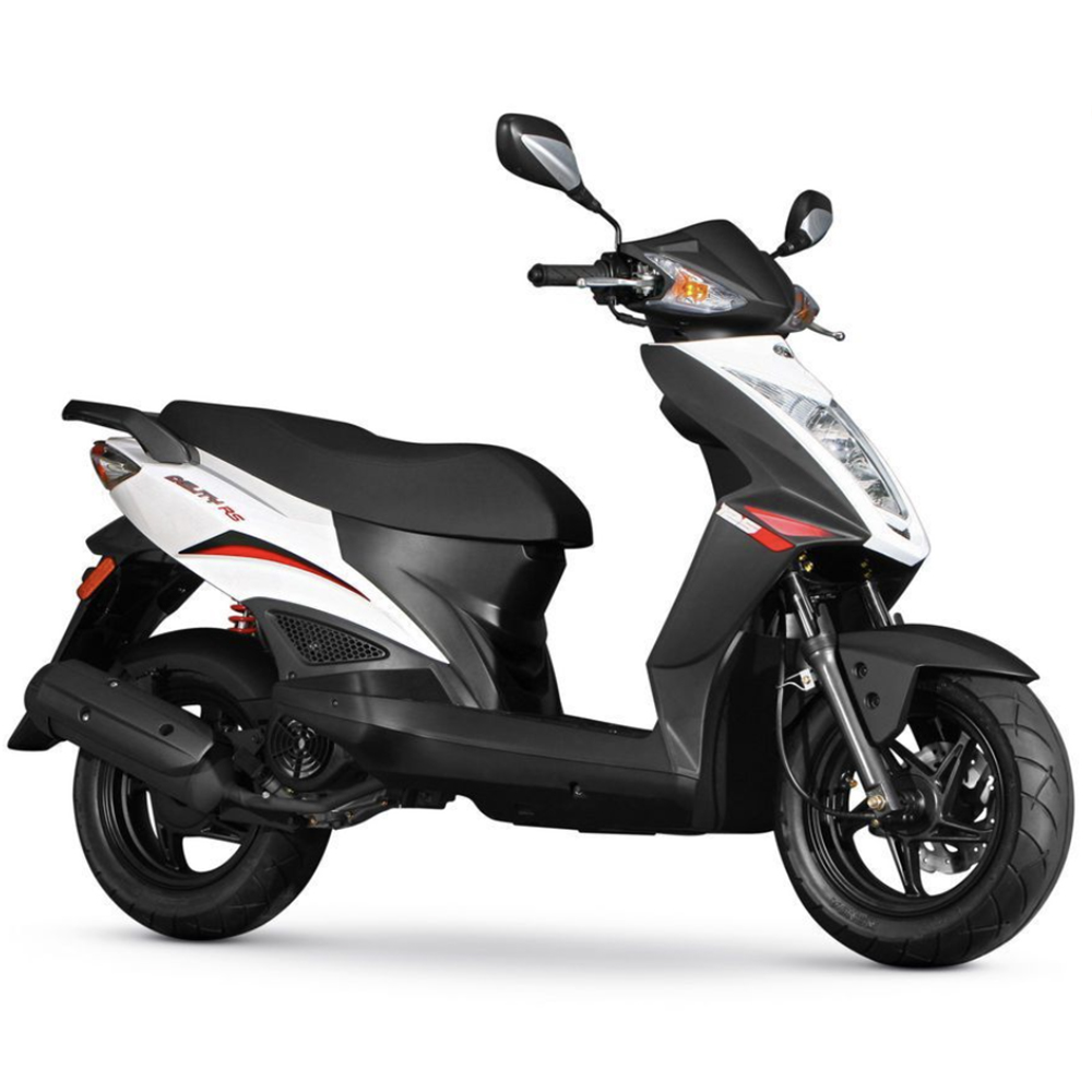 Close Motorcycles - KYMCO AGILITY RS125 MY22 WHITE %